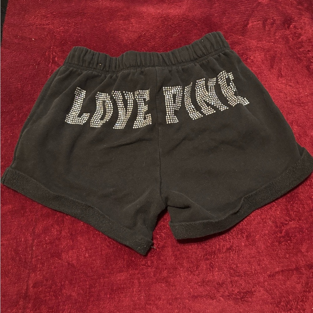 PINK Victoria's Secret Black Athletic Shorts